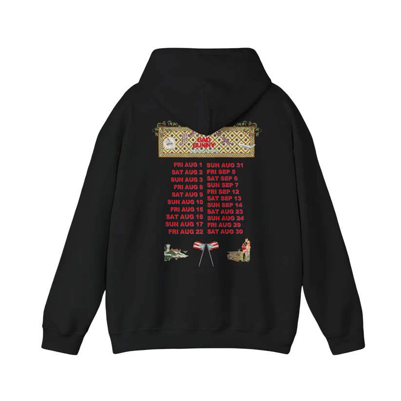 EXCLUSIVE - Black Concho Tour Dates Hoodie