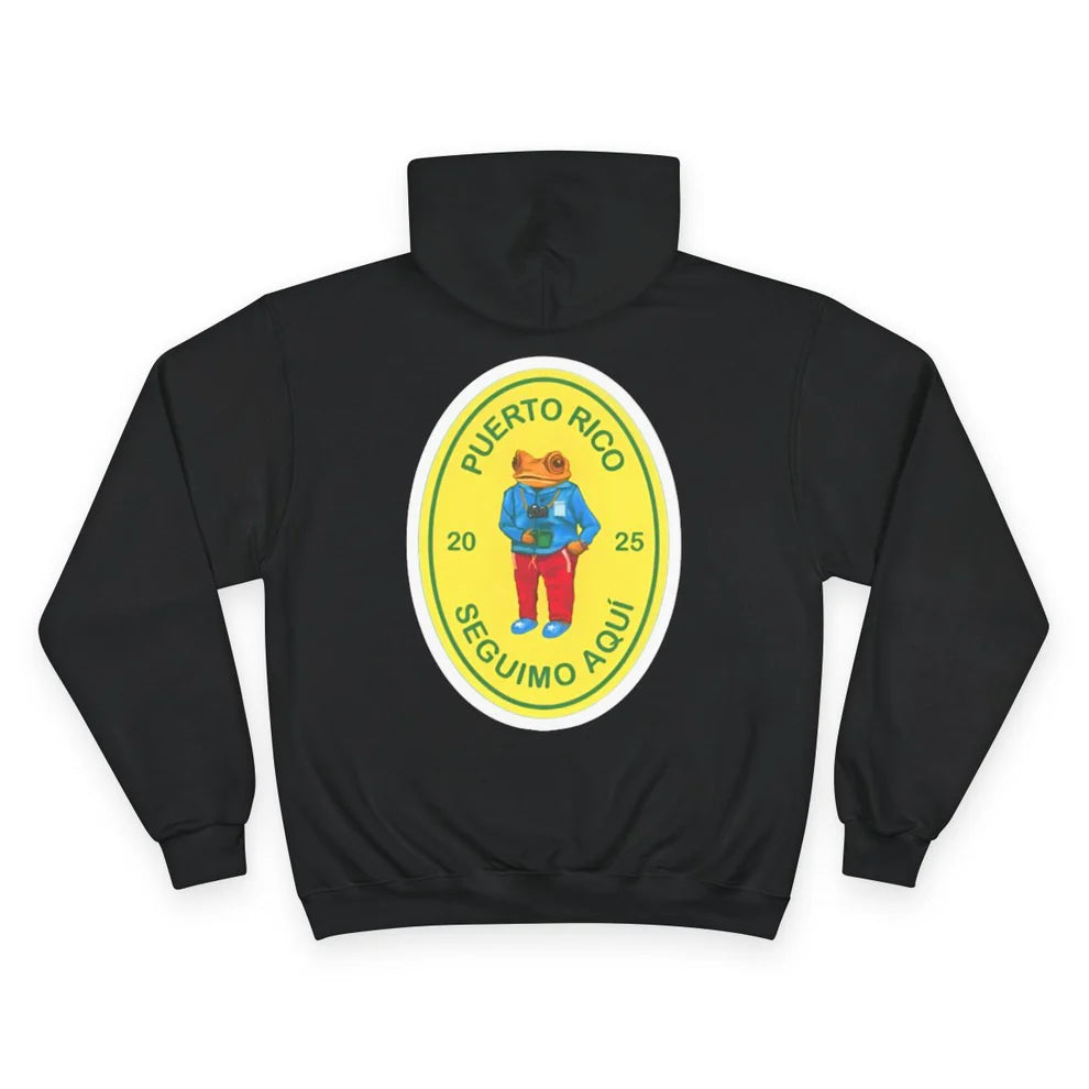 Bad Bunny Black Champion Hoodie