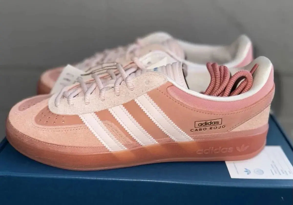 Bad Bunny Celebrates Cabo Rojo With This Pink adidas Gazelle Indoor