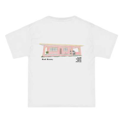 Bad Bunny Merch - DTFM White La Casita T-Shirt