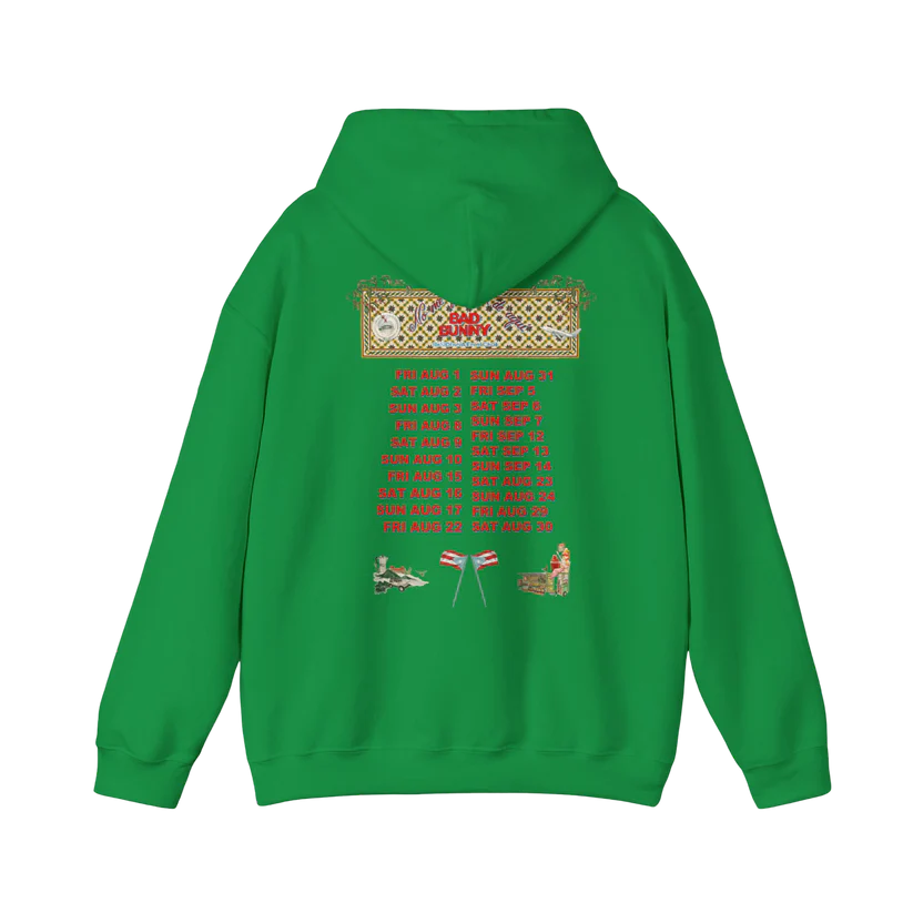 EXCLUSIVE - DTMF Green Concho Tour Dates Hoodie