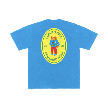 Bad Bunny Merch Blue Concho T-Shirt