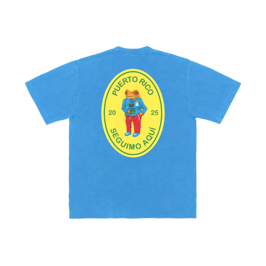 Bad Bunny Merch Blue Concho T-Shirt