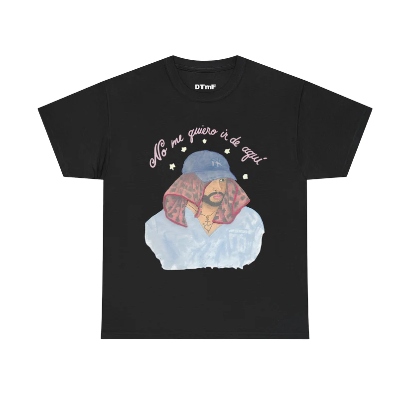 DTMF Merch - No Me Quiro Black Tee